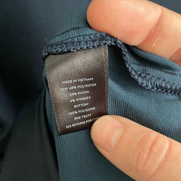 Simply Vera  Vera Wang Women's Small Blue long Sleeve Loose Fitting Blouse - Picture 10 of 10